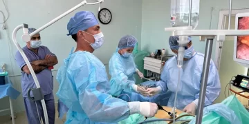 Ұлытау облысына А.Н. Сызғанов атындағы Ұлттық ғылыми хирургия орталығы мамандарының көшпелі бригадасы келді