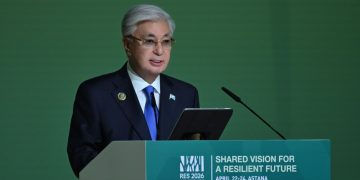 Мемлекет басшысы Қасым-Жомарт Тоқаев Өңірлік экологиялық саммиттің пленарлық отырысында сөз сөйледі